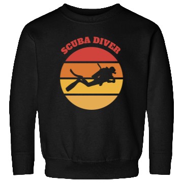 Discover Sunset Dive Silhouette Sweatshirts