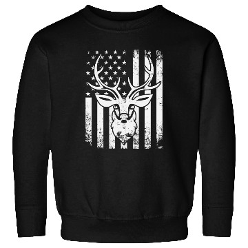 Discover American Flag Deer Whisperer Sweatshirts