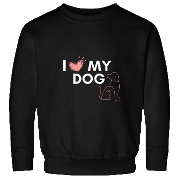 Discover I love my Dog Sweatshirts