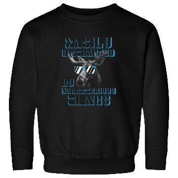 Discover Easily Distracted Funny Elk Moose Sweatshirts