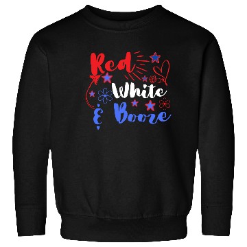Discover Red white and booze. Sweatshirts