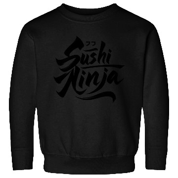 Discover Sushi Ninja Typography Sweatshirts