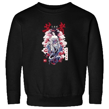 Discover Japanese Streetwear Geisha Japan Kimono Girl Haraj Sweatshirts