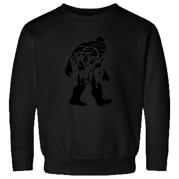 Discover Mountain Wolf Howling Silhouette Sweatshirts