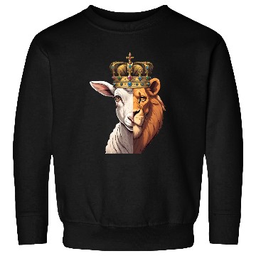 Discover Lion, Lamb, King Sweatshirts