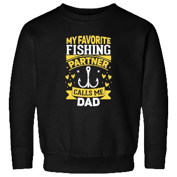 Discover My Favorite Fishing Partner Calls Me Dad Sweatshirts