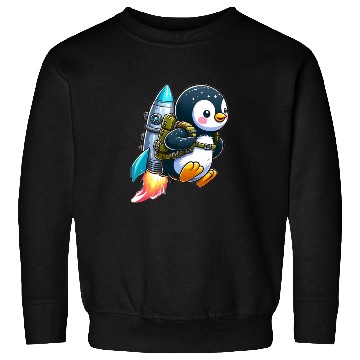 Discover Penguin with jetpack Sweatshirts