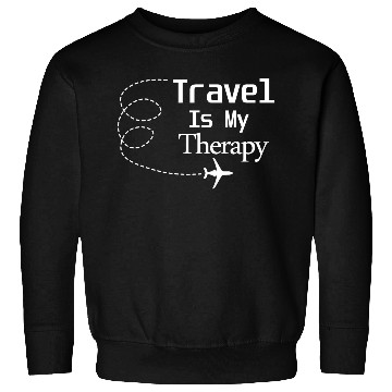 Discover Travel Is My Therapy Sweatshirts