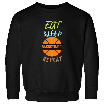 Discover Eat Sleep Repeat Basketball Coach Player Sweatshirts