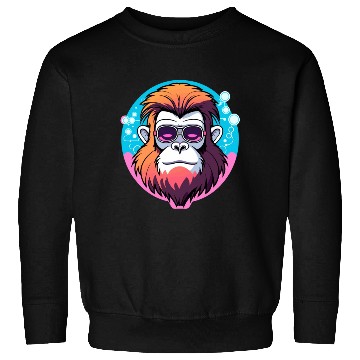 Discover Ape Monkey Illustration Sweatshirts