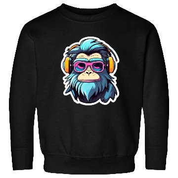 Discover Ape Monkey Illustration Sweatshirts