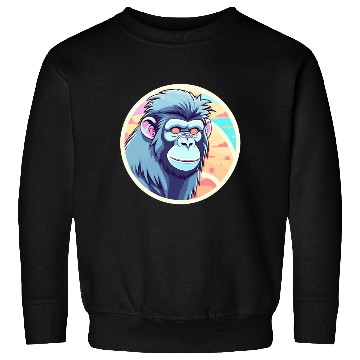 Discover Ape Monkey Illustration Sweatshirts