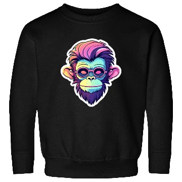 Discover Ape Monkey Illustration Sweatshirts