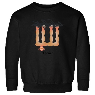 Discover Bold monkey print "Tarsier" Sweatshirts