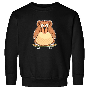 Discover Skater Bear Skateboard Enthusiast Gift Sweatshirts