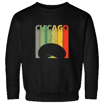 Discover Chicago Chicago Bean Cloud Gate Sweatshirts
