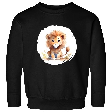 Discover Watercolor Lion Sweatshirts