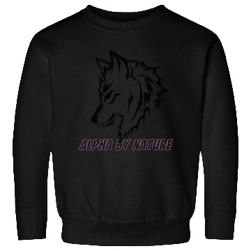 Discover Wolf Design - Alpha By Nature Sweatshirts