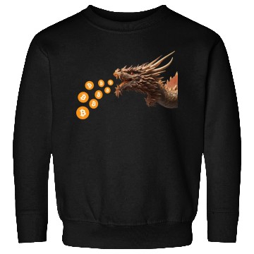 Discover Bitcoin dragon Sweatshirts