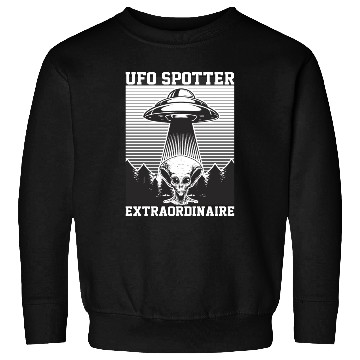 Discover Alien, Aliens, UFO, UAP, Space Unknown Flight Sweatshirts