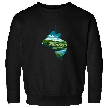 Discover Nature in Cow Pattern Sweatshirts