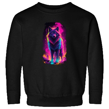 Discover neon wolf Sweatshirts