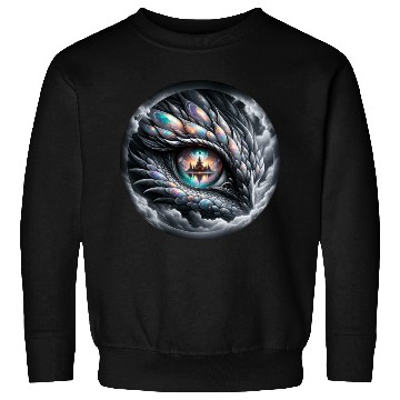 Discover Mystic Vision The Celestial Dragon s Gaze Sweatshirts
