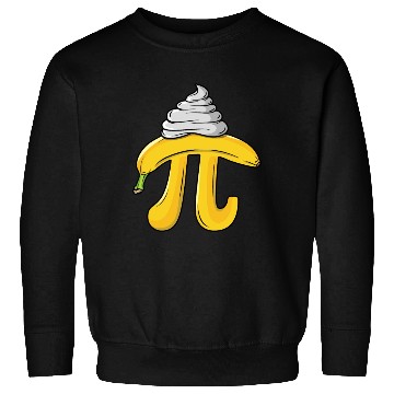 Discover Banana Cream Pie Funny Pi Day Math Equations Sweatshirts