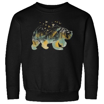 Discover Bear Forest Nature Adventure Sweatshirts