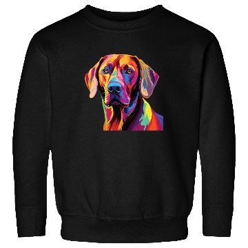 Discover Watercolor Colorful Rhodesian Ridgeback Sweatshirts