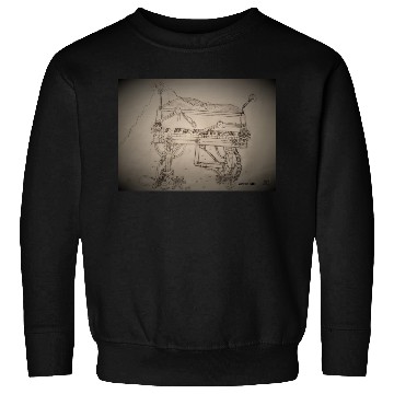 Discover The Dark Steampunk Electro-Piano 1900-2 Machine Sweatshirts