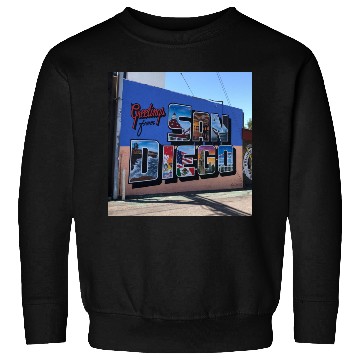 Discover Greetings From San Diego Street Art Sweatshirts