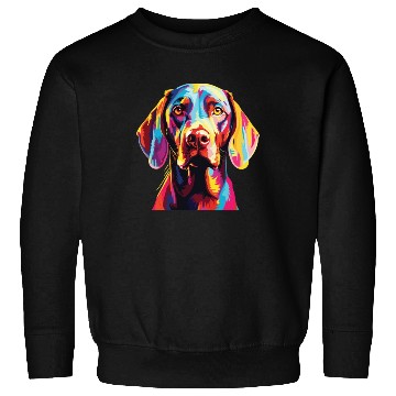 Discover Watercolor Colorful Vizsla Sweatshirts