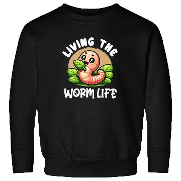 Discover Worm Farming Earthworm Gardener Vermiculture Sweatshirts