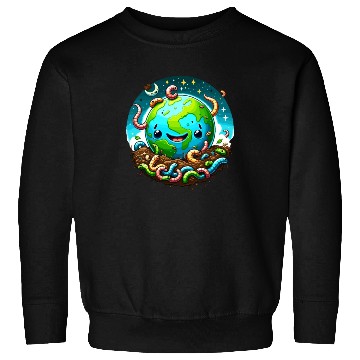 Discover Worm Farming Earthworm Gardener Vermiculture Sweatshirts