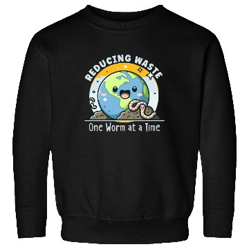 Discover Worm Farming Earthworm Gardener Vermiculture Sweatshirts