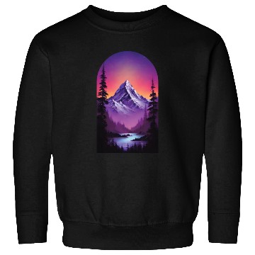 Discover Violet Dawn The Mountains Majesty Sweatshirts