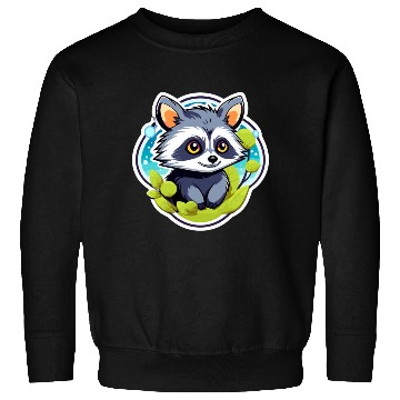 Discover Raccoon Illustration Sweatshirts