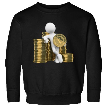 Discover 3D White People Bitcoin Sweatshirts