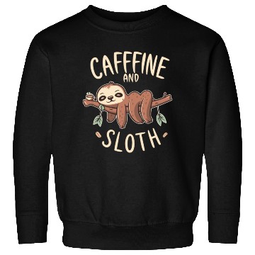 Discover CAFFEINE SLOTH Sweatshirts
