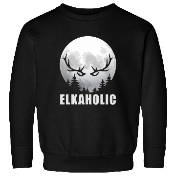 Discover Elk Hunting Elkaholic Hunters Sweatshirts