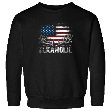 Discover Elk Hunting Elkaholic Hunters Sweatshirts