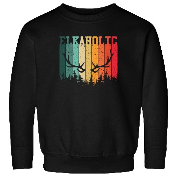 Discover Elk Hunting Elkaholic Hunters Sweatshirts