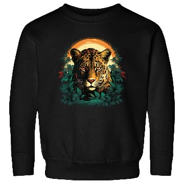Discover The cheetah and hiding among the trees Sweatshirts