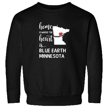 Discover Blue Earth County Minnesota Is Where My Heart Is Sweatshirts