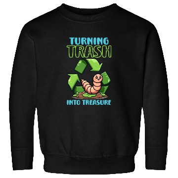 Discover Worm Farming Earthworm Gardener Vermiculture Sweatshirts
