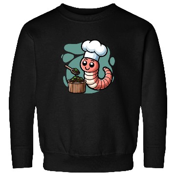 Discover Worm Farming Earthworm Gardener Vermiculture Sweatshirts