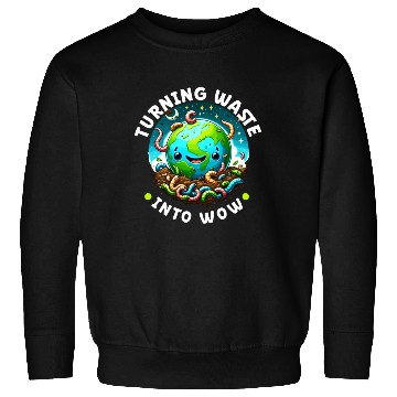 Discover Worm Farming Earthworm Gardener Vermiculture Sweatshirts