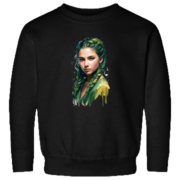 Discover green Girl Sweatshirts