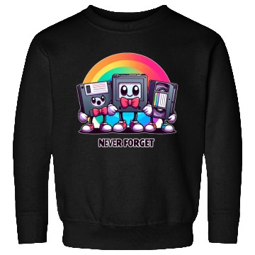 Discover Never Forget for Vintage Technology Enthusiasts Sweatshirts